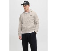 Gedruckt Kapuzenjacke XXL Beige