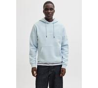 Gedruckt Kapuzenpullover L Blau