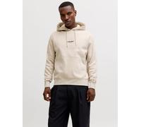 Gedruckt Kapuzenpullover M Beige