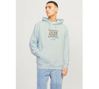 Gedruckt Kapuzenpullover M Blau