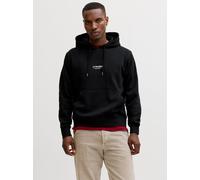 Gedruckt Kapuzenpullover M Schwarz