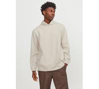 Gedruckt Kapuzenpullover S Beige