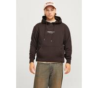 Gedruckt Kapuzenpullover S Braun