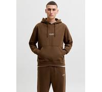 Gedruckt Kapuzenpullover XXL Braun