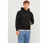 Gedruckt Kapuzenpullover XXL Schwarz