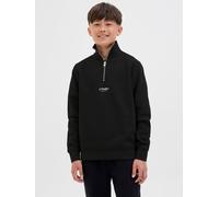 Gedruckt Sweatshirt Mit Halbem Reißverschluss Boys 128 Schwarz