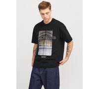 Gedruckt T-shirt S Schwarz