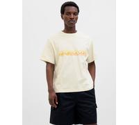 Gedruckt T-shirt XL Gelb