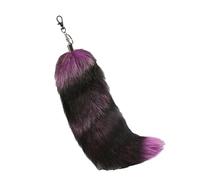 Gefälschte Fuchs -Schwanzschlüsselkette, Mehrzweckflausch -Schwanzschlüsselkette Pelzige Schwänze Schlüsselbund - Stylish Pelry Tail Bag Anhänger Tierschwanz Schlüsselbund für Liebhaber