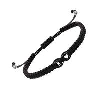 Geflochtene Erste Armbänder für Männer, erste Bettelarmband - Handgefertigtes Seil geflochtene Armbänder Herz Design | Erstes Bettelarmband, Herren erstes Armband, geflochtenes Kordelarmband für Jo