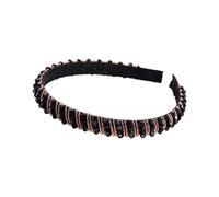 Geflochtener Haarreif, Haarreif Dirndl Damen Oktoberfest Elegant Trachten Accessoires Haarreifen Elastische Haarbänder Zubehör Bierfest Party, Rose Gold