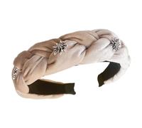 Geflochtener Kopfschmuck für mehrere Szenarien, hoher Chaplet Comfort Plan, Unisex Haargruppe für Sport, Familienvorfälle, rutschfest, breiter Stoff Kopfschmuck