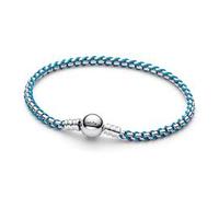 Geflochtenes Damenarmband aus Sterlingsilber mit Kordel