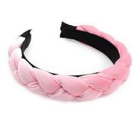 Geflochtenes Samt Stirnband Elastisch Haarband Criss Cross Haarreif