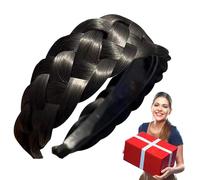 Geflochtenes Stirnband - Stränge Haar Band Geflochten, Große Stirnbänder Für Frauen, Verstellbarer Stirnband | Elastische Geflochtener Haarreif Damen Mädchen | Zopf Haarbands Hochzeit Oktoberfest