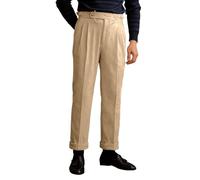 Gefomuofe Cordhose Herren Einfarbig Business Anzughose Casual Gerade Hose Bündchen Arbeitshose Weiche Bürohose Formelle Hose Seitentaschen Golfhose Bequeme Businesshose