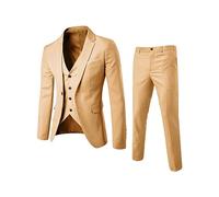 Gefomuofe Herren Anzug Slim Fit 3 Teilig Anzug Herren Anzughose Business Suits Formal Festliche Herrenanzug Blau Hochzeit Modern Hochzeitsanzug Herren Weste Hose Set Sakko Klassischer Smoking Herren