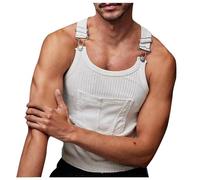 Gefomuofe Herren Tank Top Ärmelloses Muskelshirts Gym Sport Unterhemd Classic Unterhemd Sommer Sport Tank Top Männer Tank Top T-Shirt Gym Shirts Weste Henry Shirt