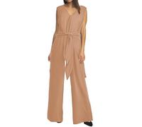 Gefomuofe Hosenanzug Damen Hochzeit Elegant Overall Mit Weites Bein Hosen Leicht Tanktops Loungewear Bequem Jumpsuit Lange Strampler Einteilig Stretch Catsuit