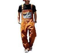 Gefomuofe Latzhose Herren Camouflage Arbeitshose Oktoberfest Tracht Festival Bühnenkostüm Sommer Jeans Latzhose Overall Denim Jeanshose Jumpsuit Denim Overalls Freizeithose