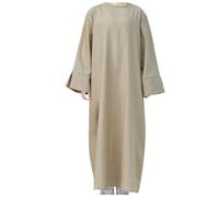 Gefomuofe Muslimische Kleider Damen Abaya Gebetskleid Einfarbig Lose Einteilige Islamischer Naher Osten Dubai Türkei Maxi Gebetskleidung Abaya Frauen Namaz Elbisesi Sommerkleid Gebetskleidung