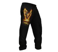 Gefomuofe Wikinger Hose Herren 3D Gedruckt Sweatpants Gym Jogger Hose Hip Hop Trainingshose mit Taschen Harajuku Streetwear Leichte Freizeithose Lang Jogginghose
