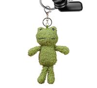 Gefüllter Frosch-Schlüsselanhänger - Taschenanhänger-Kollektion, Plüsch-Taschen-Anhänger für Kinder, Männer, Frauen, Geburtstag, Telefon, Rucksäcke, Studenten, Neujahr, Karnevalspreise, Einzelnes