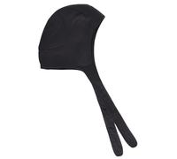 Gefütterte Bundhaube mit breiten Bändern Schwarz