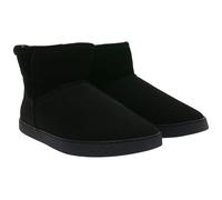 gefütterte GROUNDIES Barfußschuhe Cozy Boot Low Damen Echtleder Stiefelette mit TrueSense Sohle GND-120236-01 Schwarz 40