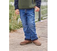 Gefütterte Jungen Jeans WATERLESS, Hüftweite REGULAR, Bundweite verstellbar blau Gr. 158/164 von vertbaudet
