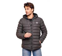 Gefütterte Winter Steppjacke mit Kapuze "Zaharoo" Anthracite L