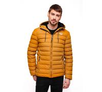 Gefütterte Winter Steppjacke mit Kapuze "Zaharoo" Ocher Brown XXL