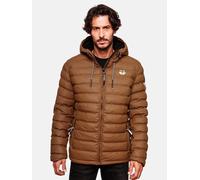 Gefütterte Winter Steppjacke mit Kapuze "Zaharoo" Tobacco XXXL