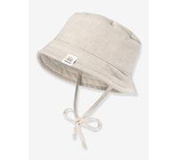 Gefütterter Baby UV-Sonnenhut mit Krempe maximo beige Gr. 49 cm