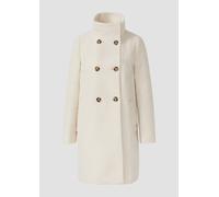 Gefütterter Bouclé-Mantel mit Stehkragen 46 Beige 2171889.8108.46