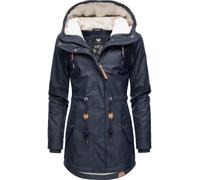 Gefütterter Regenmantel mit Kapuze "Monadis Rainy Intl." Navy22 XS