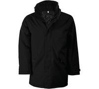 Gefütterter Unisex Parka, Größe:3XL;Farbe:Black