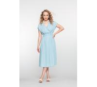 Geisha Fashion Women - Dress denim lyocell light blue denim - Gr. - XXL