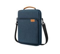 GEK208130 Büro Laptop-Tablet-Umhängetasche for MacBook Air Pro 11 12 9. / 10,5 Zoll iPad Tablet-Tragetasche for Surface HP DELL Aktentasche(Dark blue)