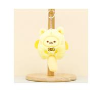 (Gelb) Entzückender Sanrio Plüschtier-Schlüsselanhänger Kuromi Cinnamoroll Entzückender Taschenclip