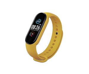 (Gelb) M5 Sport Fitness Smartband Smart Armband Blutdruck Herzfrequenz Band