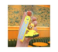 (Gelb) Super Bros Mario Pvc Weichgummi Schlüsselanhänger Geschenktüte Anhänger Dekoration