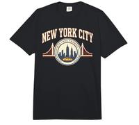 Gelbe Taxibrücke von New York City Skyline MTA Transit Comfort Colors Adult Heavyweight T-Shirt
