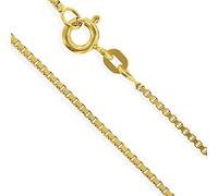 Gelbgold Venezianerkette 14 Karat 585 14K Damenkette 42cm mittel (003)