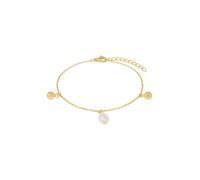 Gelbvergoldetes Armband mit Zuchtperlenanhängern 20 Gold 6010746.19E0.20