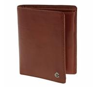 Esquire Toscana Hochformatbörse mit Geheimfach Braun