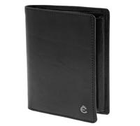 Esquire Toscana Hochformatbörse mit Geheimfach Schwarz