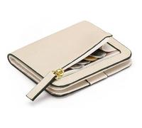 Geldbeutel Damen RFID Schutz Leder Zipper Münzfach Mini Neu 14 golden