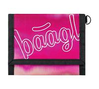 Geldbeutel Jungen Mädchen Geldbörse Kinder Kleines Portemonnaie Teenager Geldtasche Kinderportmonee (Pink Stripes)