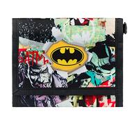 Geldbeutel Jungen Mädchen Geldbörse Kinder Portemonnaie - Batman Comics | Dieses kleine Kinderportmonee und eine handliche Geldtasche für Teenager ist der ideale Begleiter für Schule und Freizeit.